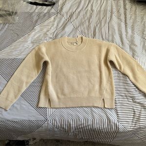 OuterKnown Cashmere Crew Neck Sweater -Cream
